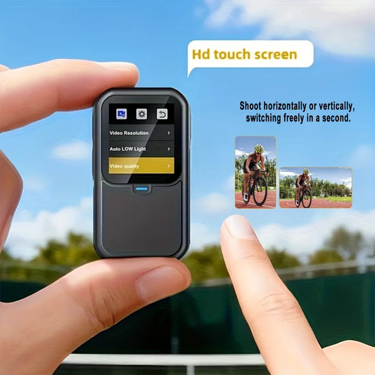 5K Thumb Action Camera 4K 60FPS 6-Axis Touch Screen Stabilization Pocket Sports Camera Magnetic Motorcycle Waterproof Bodycam