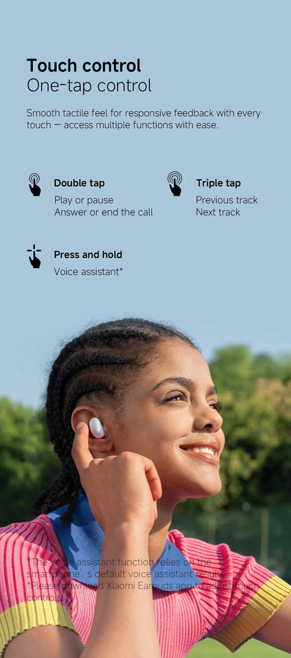 World Premiere Xiaomi Redmi buds 6 Play Up 36 hours  AI noise cancellation for calls Bluetooth 5.4 TWS Earphone Earbuds AI ENC