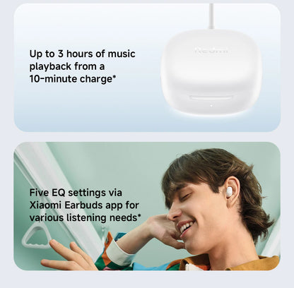 World Premiere Xiaomi Redmi buds 6 Play Up 36 hours  AI noise cancellation for calls Bluetooth 5.4 TWS Earphone Earbuds AI ENC