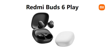 World Premiere Xiaomi Redmi buds 6 Play Up 36 hours  AI noise cancellation for calls Bluetooth 5.4 TWS Earphone Earbuds AI ENC