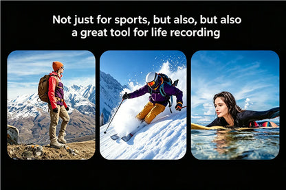 5K Action Camera 4K60fps 2.0'' Touchscreen Recording Cam Body Waterproof 6 Axis EIS Sport Camera Motorcycle Bicycle Helmet
