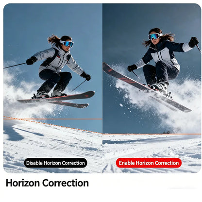 5K Action Camera 4K60fps 2.0'' Touchscreen Recording Cam Body Waterproof 6 Axis EIS Sport Camera Motorcycle Bicycle Helmet