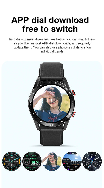New Luxury HW20 Men Smart Watches Fitness Clock Waterproof Sports Watch AI BT Call Smartwatches for Women IOS Android Phone 2026