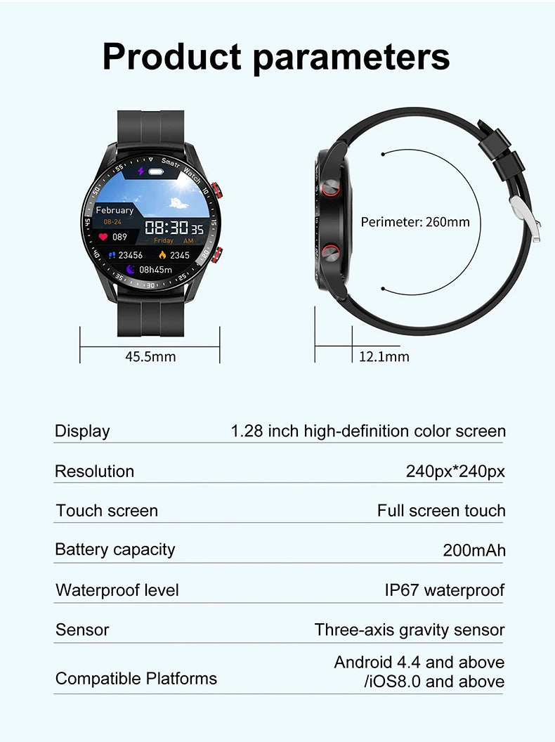 New Luxury HW20 Men Smart Watches Fitness Clock Waterproof Sports Watch AI BT Call Smartwatches for Women IOS Android Phone 2026