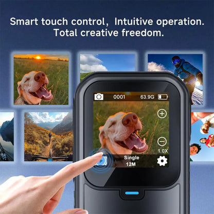 5K Thumb Action Camera 4K 60FPS 6-Axis Touch Screen Stabilization Pocket Sports Camera Magnetic Motorcycle Waterproof Bodycam