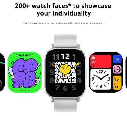 Global Version Xiaomi Redmi Watch 5 Active 2'' LCD display · up 18 days battery · Bluetooth® calling 140+ workout modes 470mAh