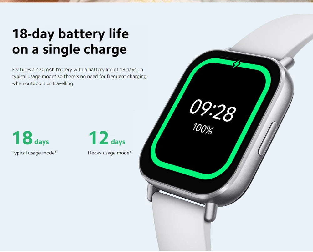 Global Version Xiaomi Redmi Watch 5 Active 2'' LCD display · up 18 days battery · Bluetooth® calling 140+ workout modes 470mAh