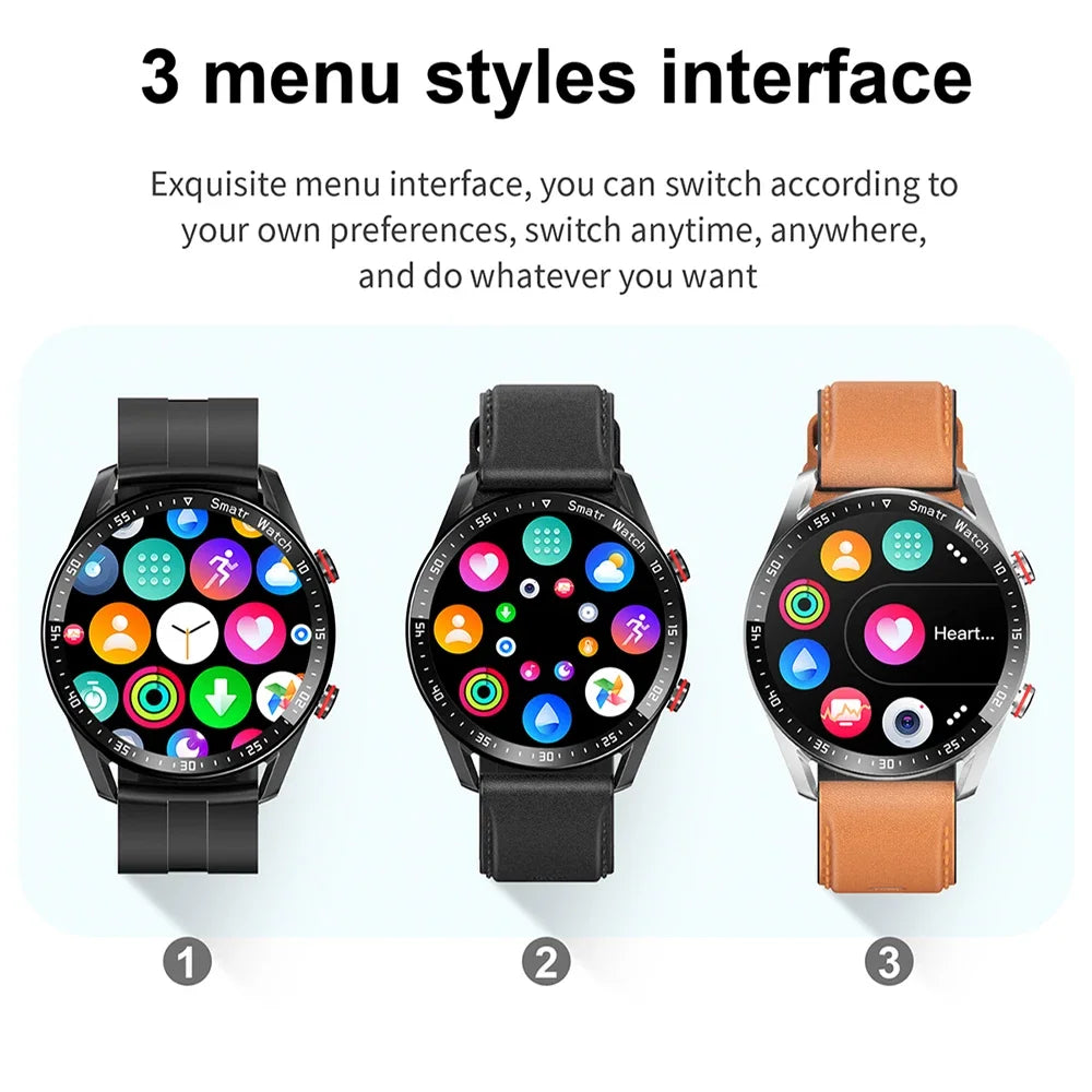 New Luxury HW20 Men Smart Watches Fitness Clock Waterproof Sports Watch AI BT Call Smartwatches for Women IOS Android Phone 2026