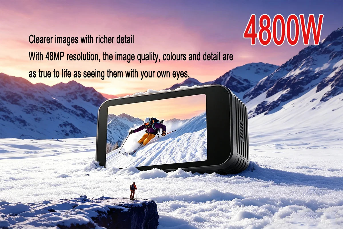 5K Action Camera 4K60fps 2.0'' Touchscreen Recording Cam Body Waterproof 6 Axis EIS Sport Camera Motorcycle Bicycle Helmet