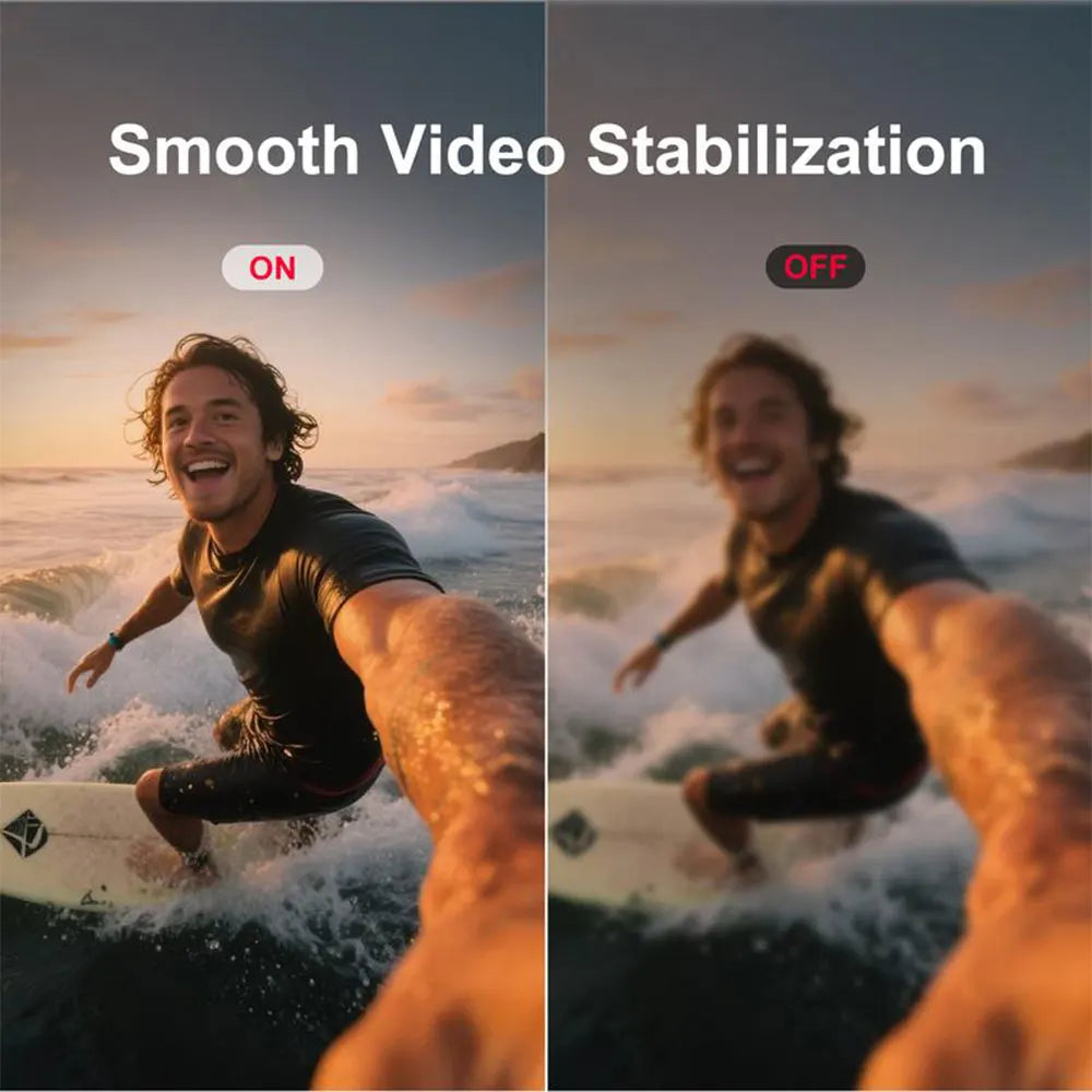 5K Thumb Action Camera 4K 60FPS 6-Axis Touch Screen Stabilization Pocket Sports Camera Magnetic Motorcycle Waterproof Bodycam